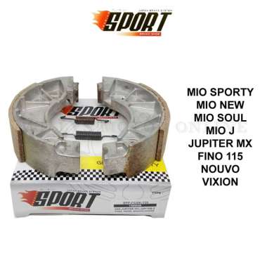 Kampas Rem Belakang Mio sporty Jupiter mx PREMIUM SPORT Kampas rem tromol Mio Jupiter Mx Firodo Mio