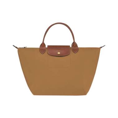 Longchamp Le Pliage Original Medium Top Handle Bag Fawn Brown