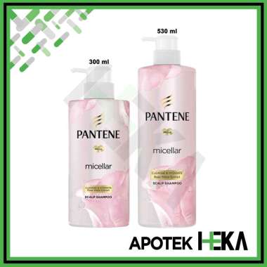 Pantene Shampoo Micellar Water Rosewater Detox & Hydrate Shampo 530 ml