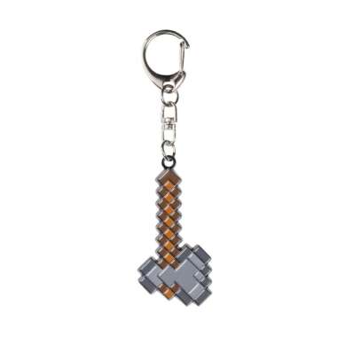 Mainan Minecraft Metal Keychains 1 pack Blister Iron Axe