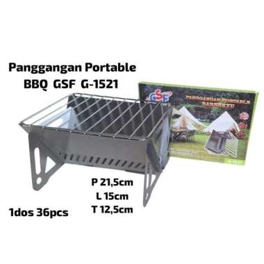 SSA Panggangan Portable BBQ G-1521 [GSF] Dengan Bubble