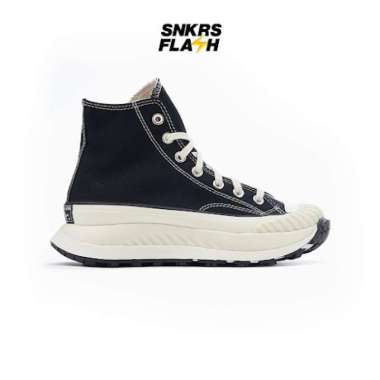 Sepatu Sneakers Unisex CONVERSE CHUCK 70 AT CX HI BLACK EGRET - A03277C 35.5
