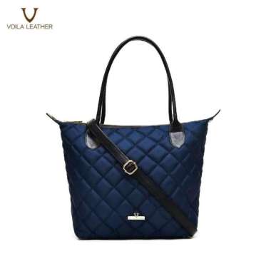 VOILA LEATHER Tas Selempang Wanita Nylon Mix Kulit Asli Nylon Mix Genuine Leather MILKYWAY Maroon