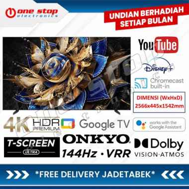 [GARANSI RESMI] TCL 115X955 Premium 4K QD-Mini LED Google TV w/ ONKYO Hi-Fi 115 Inch