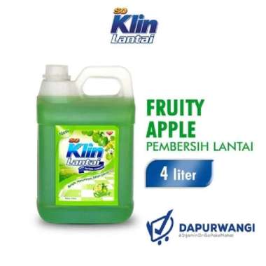 Promo Harga So Klin Pembersih Lantai Hijau Fruity Apple 4000 ml - Blibli