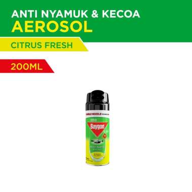 Promo Harga BAYGON Insektisida Spray Citrus Fresh 200 ml - Blibli