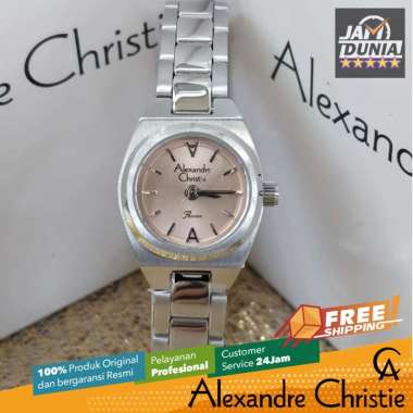 JAM ALEXANDRE CHRISTIE WANITA 2B67 AC2B67 AC 2B67 SILVER PINK ORIGINAL CT ST JAM TANGAN WANITA ALEXA