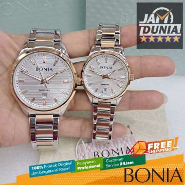 JAM COUPLE ORIGINAL BONIA BNB10858-1612 and BONIA BNB10858-2612 JAM BONIA ORIGINAL COUPLE JAM TANGAN