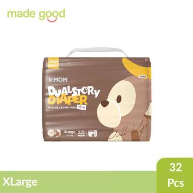 Mother-K K-Mom Dual Story Diaper - Popok Perekat Celana Bayi dan Anak XLarge