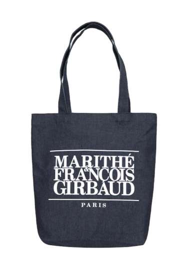 Marithe + Francois Girbaud CLASSIC LOGO DENIM ECO BAG Dark Blue