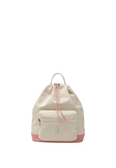 MLB Korea Basic Nylon Sportive Backpack - Boston Cream
