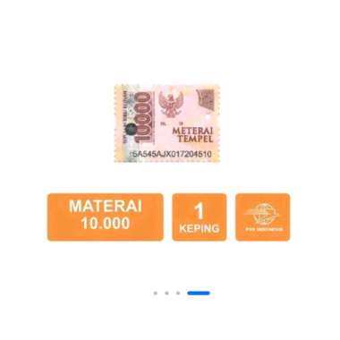 meterai 10ribu mtrei materai 10.000 Sepuluh Ribu