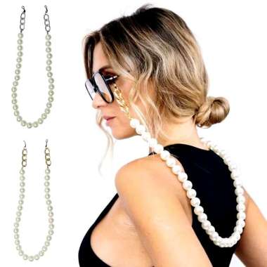 Xander Big Chain Pearls Glasses Strap Strap Kacamata Rantai Kalung Kacamata Fashion Sunglasses Strap
