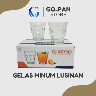 Gelas Kaca Set Isi 6 / Gelas Kopi Aesthetic / Gelas es Kopi / Gelas Mug Kopi / Mug Aesthetic