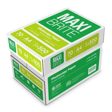 Maxi Brite Photocopy Paper 70gsm A4 per BOX - MBR PC 70 A4