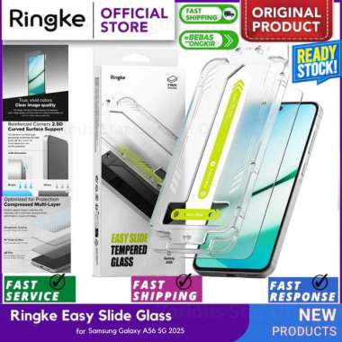ORIGINAL Screen Protector Samsung Galaxy A56 5G 2025 RINGKE Easy Slide Tempered Glass Clear Transpar