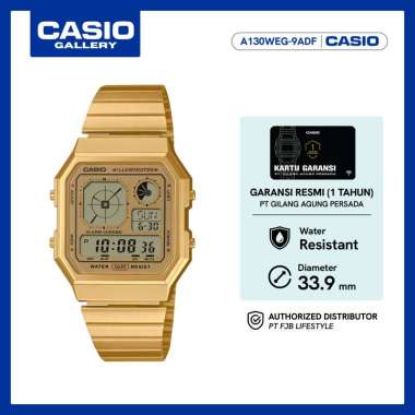 Casio Vintage Unisex A130WEG-9ADF Digital