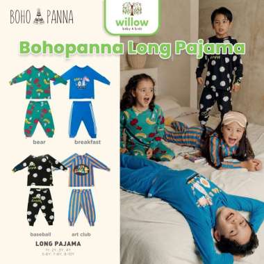 Piyama Tidur Anak - Bohopanna Long Pajama 2Y Bear