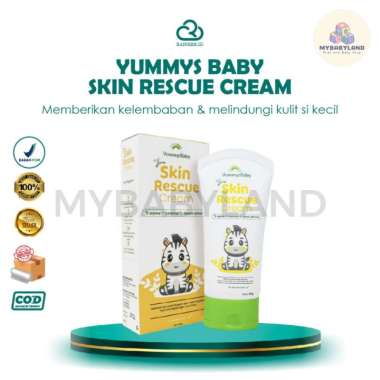 Yummys Baby Skin Rescue 50gr - Cream Bayi | | Atasi Kulit Sensitif & Iritasi | Melembapkan dan Melem