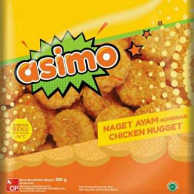 ASIMO CHICKEN NUGGET COIN 500GR NAGET AYAM KOMBINASI BENTUK KOIN HALAL
