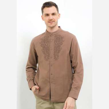 Hush Puppies Kemeja Pria Kk Baklava Brown Brown L