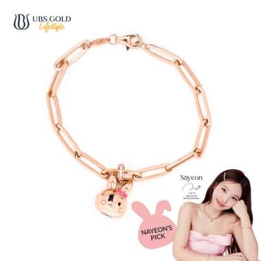 UBS Gold Gelang Emas Yeonni - Hdg0357 - 17k 17cm-Rose Gold