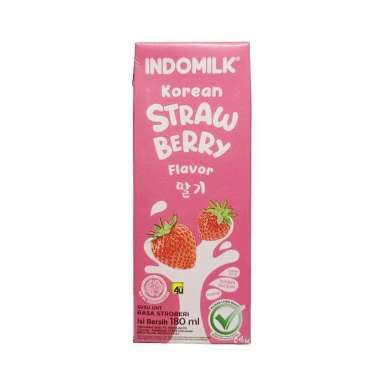 Indomilk susu uht dalgona coffee / goguma / chocolate / korean strawberry / banana / vanila 180 ml k