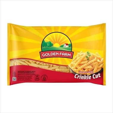 golden farm kentang goreng french fries crinkle cut 1 kg