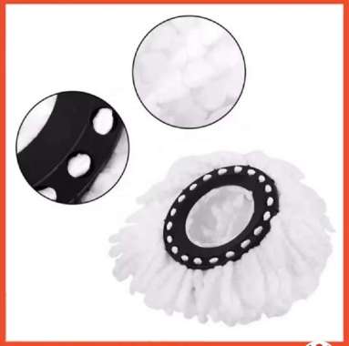 Refill Kain Spin Mop / Kain Pel Lantai / Kain Pel Bulat / Kain Pel Spin Mop / Refil Spin Mop Satuan