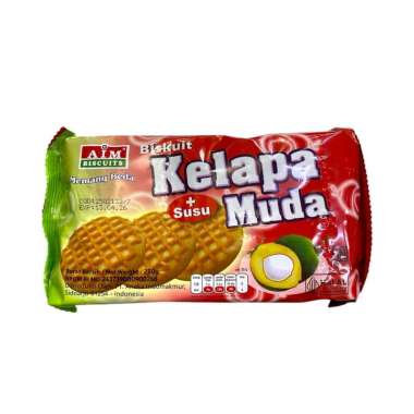AIM BISKUIT KELAPA MUDA 250 GRAM