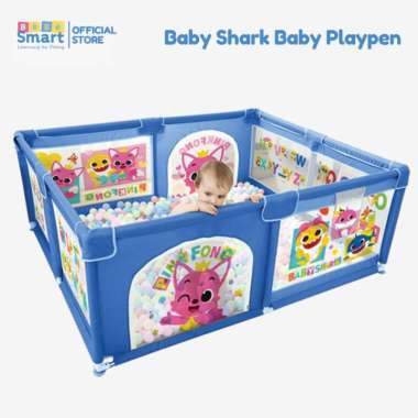 Bebe Smart Baby Playpen | Pagar Mainan Anak | Pagar Bayi Blue