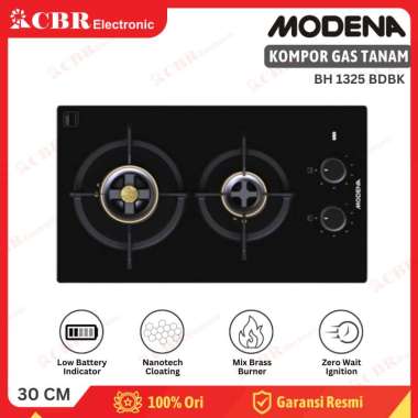 Kompor Tanam MODENA 2 Tungku - BH 1325 BDBK