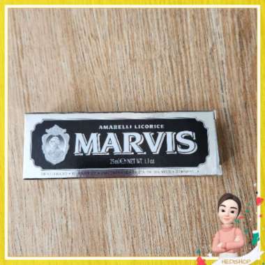 MARVIS Toothpaste 25ml (Pasta Gigi marvis 25ml) amarelli