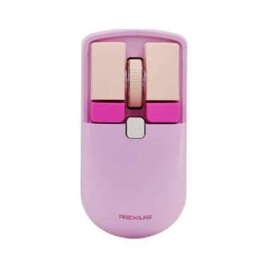 Rexus QB400 Mouse Bluetooth Wireless 6 Keys Button Lilac
