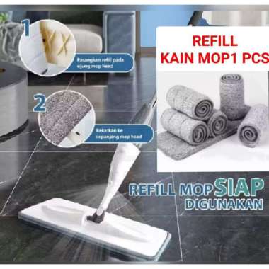 AA - refill kain pel spinmop refill kain spraymop/ refill kain pel mop ori kain MOP
