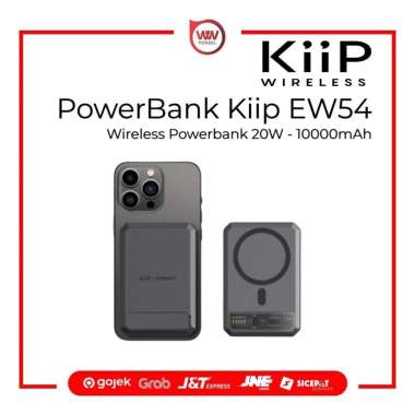 PowerBank Kiip Wireless PowerBank EW54 Magnetic Magsafe 20W Fast Charging TC PD Grey
