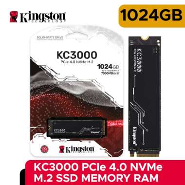 SSD Memori RAM Kingston KC3000 1024GB PCIe 4.0 NVME M.2