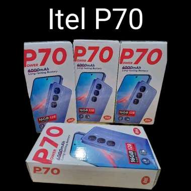 Itel P70 8/128 GB 6000mAh Handphone Android 4G Garansi Resmi 1 tahun