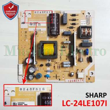 PSU LED TV Sharp LC-24LE107I LC-24LE107 24LE107I 24LE107