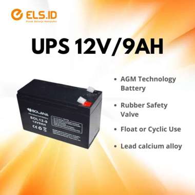 Battery UPS 12V/9AH Solana
