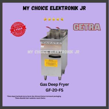 GETRA GF-20-FS Gas Deep Fryer | Gas Deep Fryer GF 20 FS | GF20FS