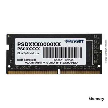 RAM SODIMM Patriot Signature Line DDR4 3200Mhz 32GB (1x32GB) PSD432G32002S