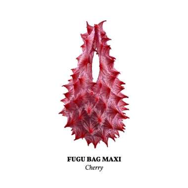 FUGUKU HAND BAG - FUGU MAXI - CHERRY
