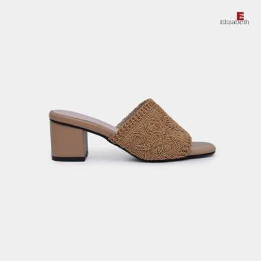 Elizabeth Shoes - Sandal Wanita | Chunky Heels 0339-0069 39 Mocca