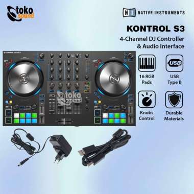 Native Instruments Traktor Kontrol S3 - 4 Channel DJ Controller