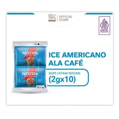 Nescafe Ice Americano Ala Cafe isi 10 Kopi Instan