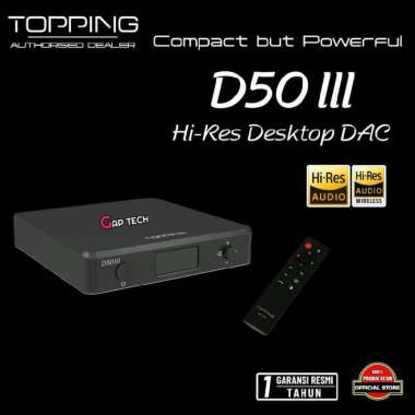 TOPPING D50 III / D 50 III High Resolution Desktop DAC Original BLACK