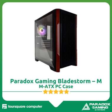 Paradox Gaming BLADESTORM – M M-ATX PC Case CPU Casing Komputer