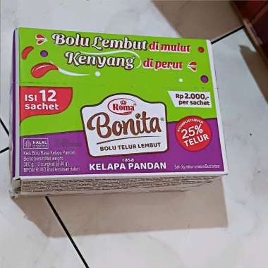 Roma Bonita Bolu Rasa Kelapa Pandan