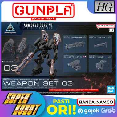 30MM Option Parts Set ARMORED CORE VI Fires Of Rubicon WEAPON SET 03 - BANDAI